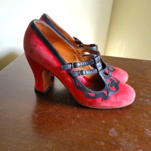 Fluevog t strap Mary Jane's size 7
